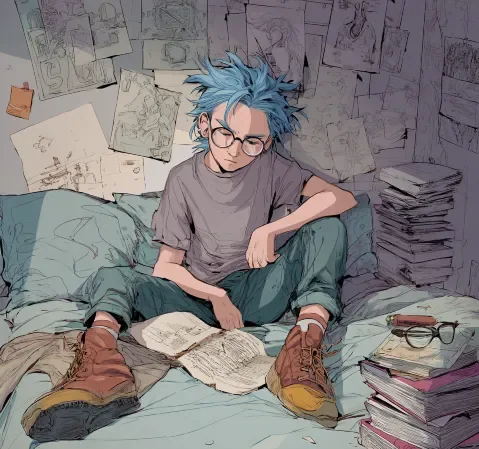 热血题材新作《燃魂少年》封面